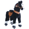 PonyCycle® Black Mit Bremse Und Sound - Groß -Kinderspielzeug Geschäft ponycycle black mit bremse und sound gross a313695