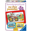 Ravensburger My First Puzzle - Rahmenpuzzle Bagger, Traktor Und Kipplader, 3x6 Teile -Kinderspielzeug Geschäft ravensburger my first puzzle rahmenpuzzle bagger traktor und kipplader 3x6 teile a129662
