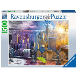 Ravensburger New York Im Winter Und Sommer Bunt