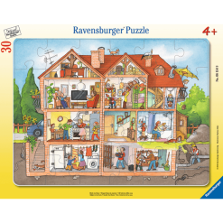 Ravensburger Rahmenpuzzle - Blick Ins Haus 30 Teile
