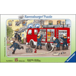 Ravensburger Rahmenpuzzle - Mein Feuerwehrauto 15 Teile