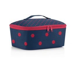 Reisenthel® Coolerbag M Pocket Mixed Dots Red