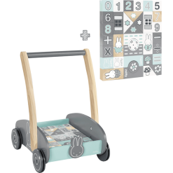 Roba Schiebewagen Miffy Mit Bauklötze-Set 35-tlg.