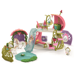 Schleich® Glitzerndes Blütenhaus Mit Einhörnern 42445
