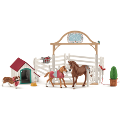 Schleich® Horse Club Hannahs Gastpferde Mit Hündin Ruby 42458