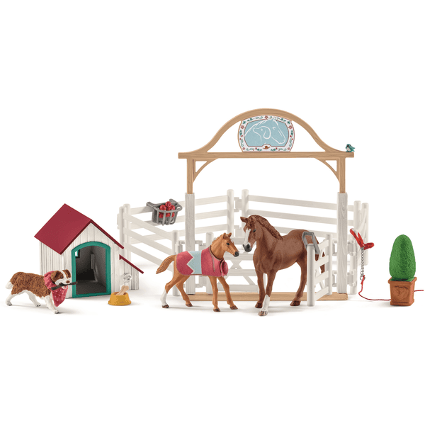 Schleich® Horse Club Hannahs Gastpferde Mit Hündin Ruby 42458 3 Schleich® Horse Club Hannahs Gastpferde Mit Hündin Ruby 42458