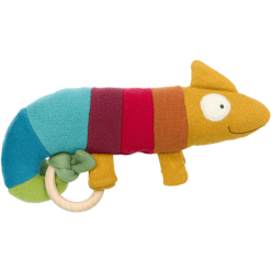 Sigikid® Strick-Greifling Chamäleon Bunt