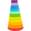 Small Foot® Stapelturm Steckspiel Regenbogen -Kinderspielzeug Geschäft small foot stapelturm steckspiel regenbogen a303652