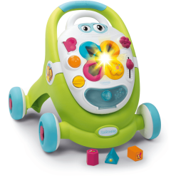 Smoby Cotoons - 2-in-1 Lauflernwagen + Spielstation, Grün