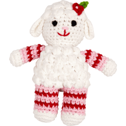 SPIEGELBURG COPPENRATH Häkel-Rassel Lämmchen - BabyGlück