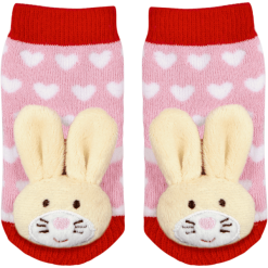 SPIEGELBURG COPPENRATH Rasselsöckchen Häschen One Size BabyGlück