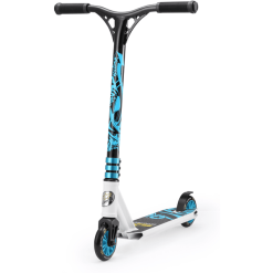 Star Scooter Roller Stunt Trick 110mm Mini Weiß, Blau