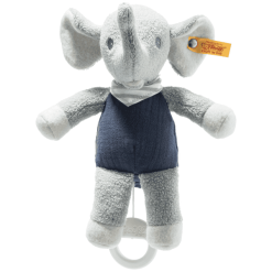Steiff Eliot Elefant Spieluhr, Hellgrau/blau