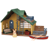 Sylvanian Families® Blockhütte Mit Grünem Dach Geschenk Set