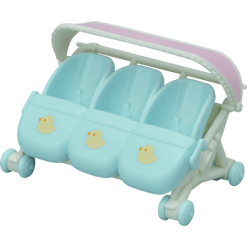 Sylvanian Families® Drillings- Kinderwagen