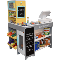 Tanner - Der Kleine Kaufmann - Supermarkt Aus Holz