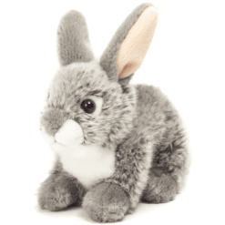 Teddy HERMANN® Hase Sitzend Grau 18 Cm