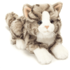 Teddy HERMANN® Katze Liegend Grau, 20 Cm -Kinderspielzeug Geschäft teddy hermann katze liegend grau 20 cm a247177