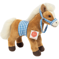 Teddy HERMANN® Pferd Stehend Mit Sattel, 23 Cm
