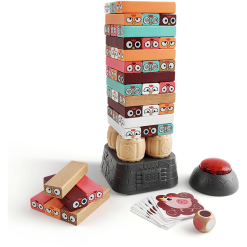 TopBright Toys® Holz-Stapelturm Pulverfass