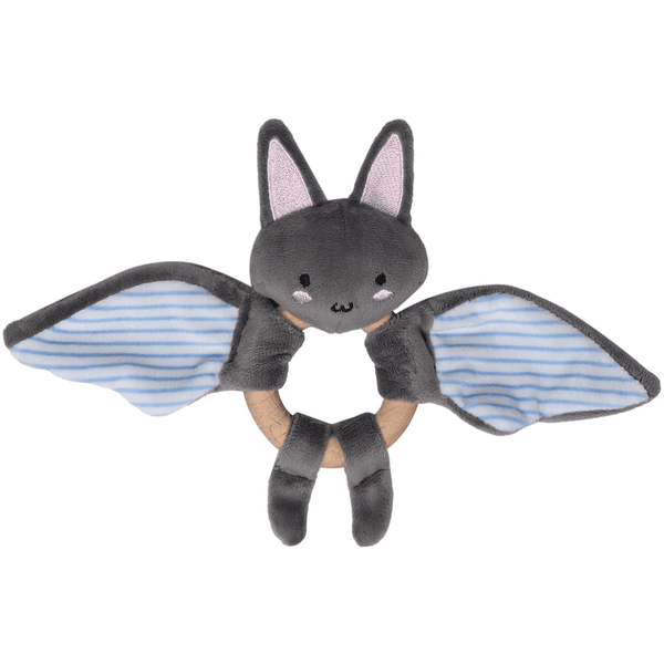 Tryco Plüsch Beißring Mit Rassel - Fledermaus Bruce 3 Tryco Plüsch Beißring Mit Rassel - Fledermaus Bruce