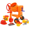Wader Quality Toys WADER QUALITY Mischmaschine Mit Baustellenset, 8-tlg.