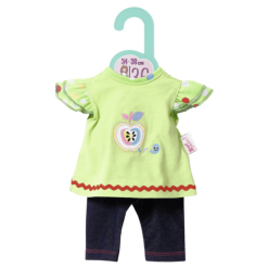 Zapf Creation Dolly Moda Shirt Mit Leggings, 36cm